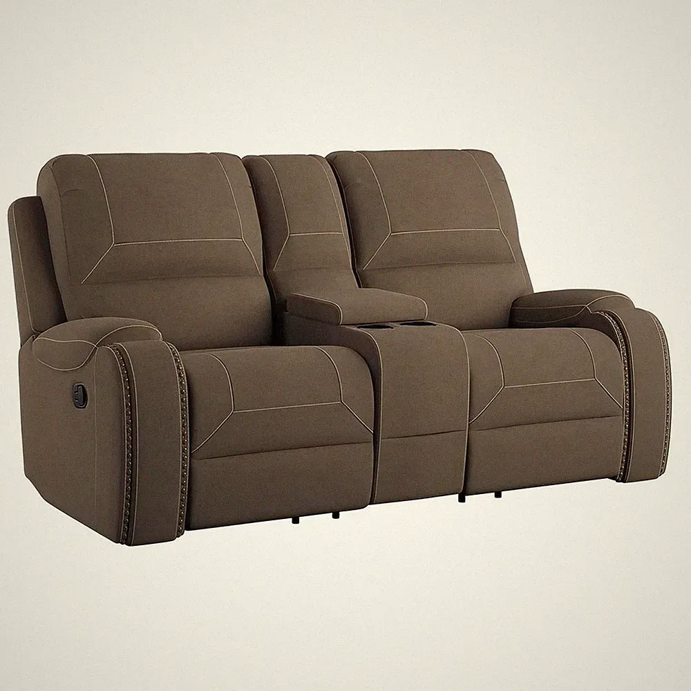 Oak Wood Loveseat