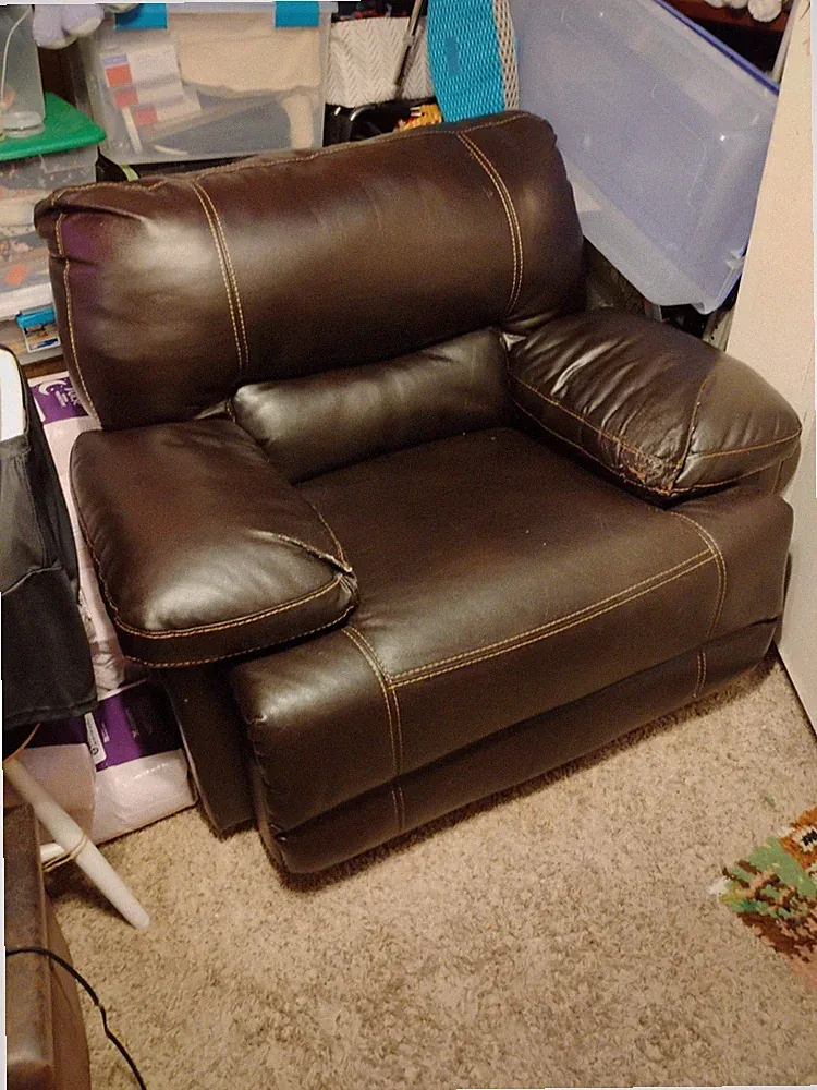 Overstuffed Rocker Recliner