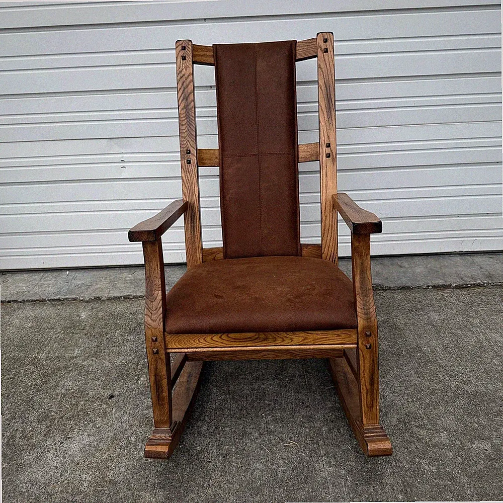 Oak Wood Rocking Chair